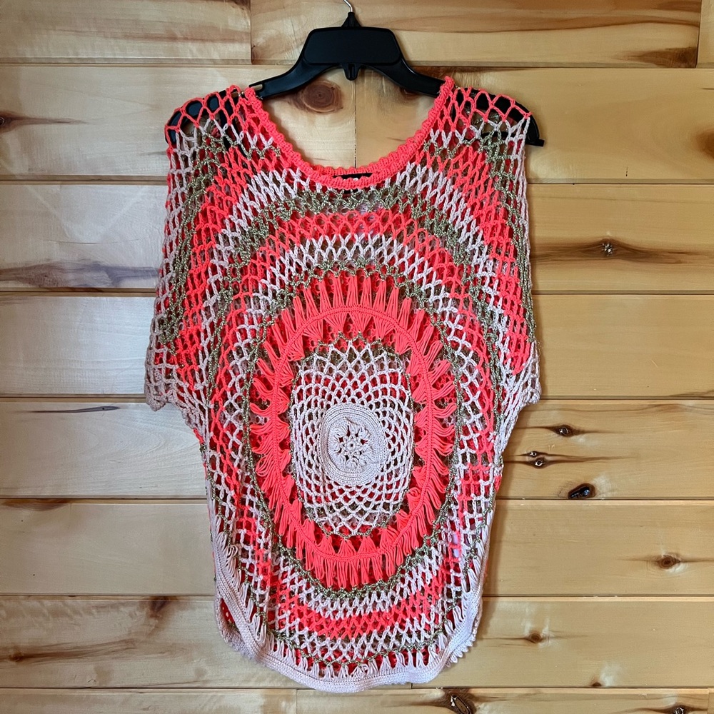 Bebe Crocheted Top